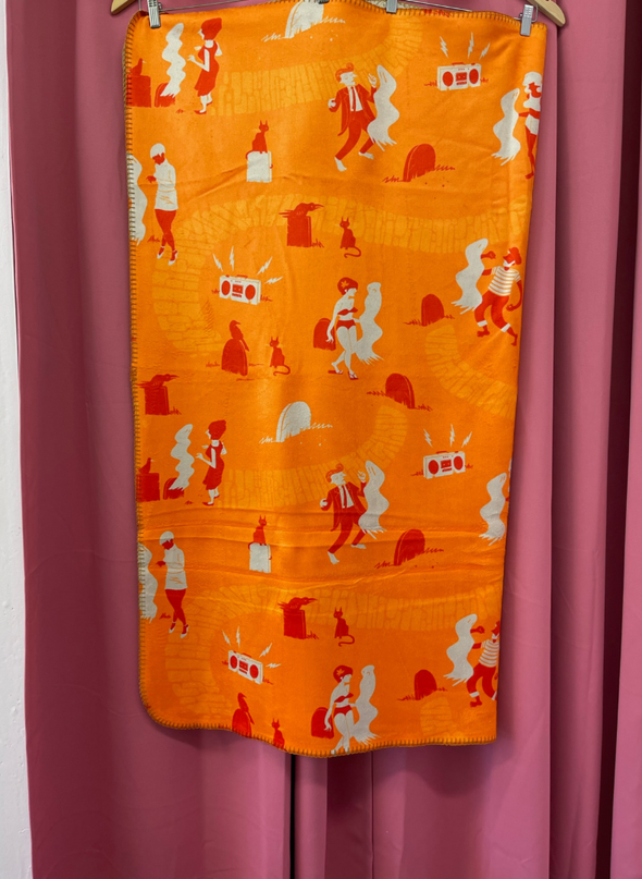 Graveyard Smash Sherpa Blanket