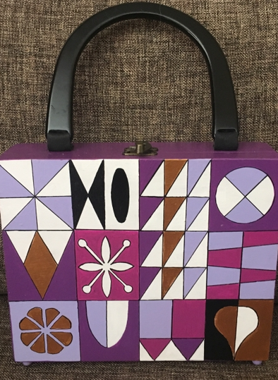 Small World Wooden Purse