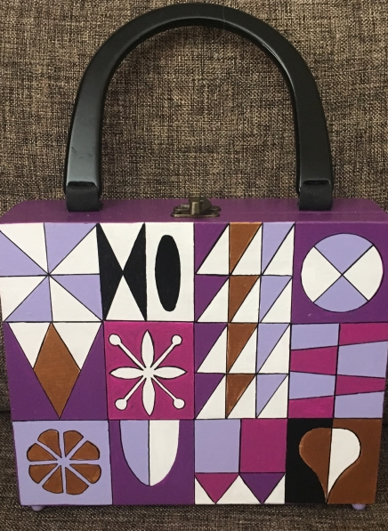 Small World Wooden Purse