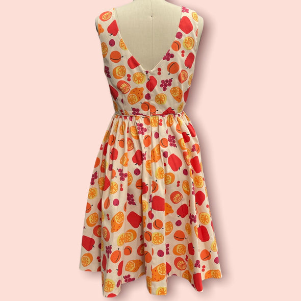 Fruit Toss Print Dress