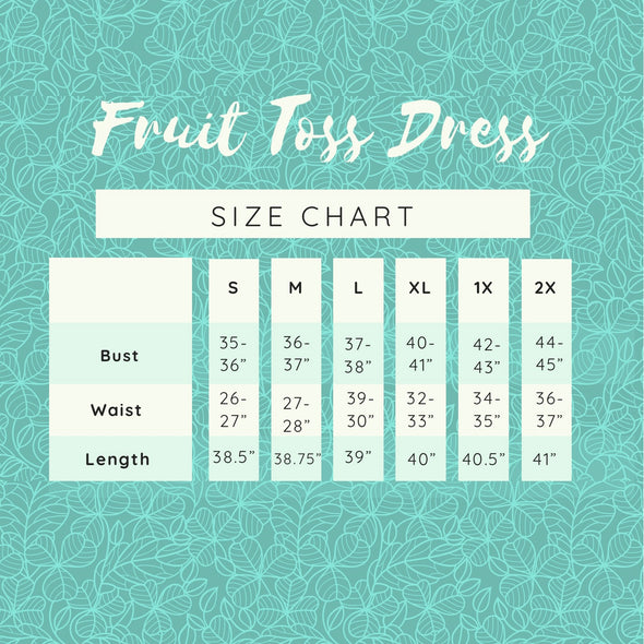 Fruit Toss Print Dress
