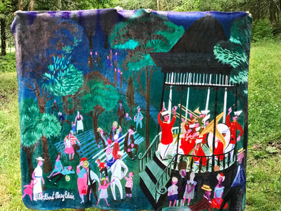 Bandstand Sherpa-Lined Throw