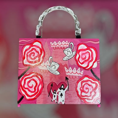 Land of Alice Wooden Purse